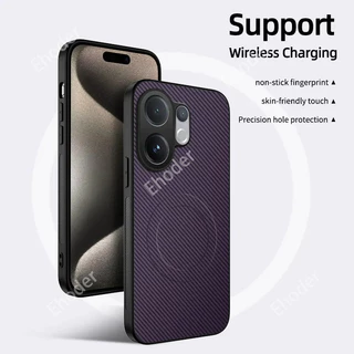 ปลอกสําหรับ VIVO V60 V60Lite Lite 5G 2025 เคสโทรศัพท์แฟชั่นใหม่แม่เหล็กกันกระแทกสําหรับ VIVOV60Lite VIVOV60 V2511 V 60 หรูหราคาร์บอนไฟเบอร์กรณี