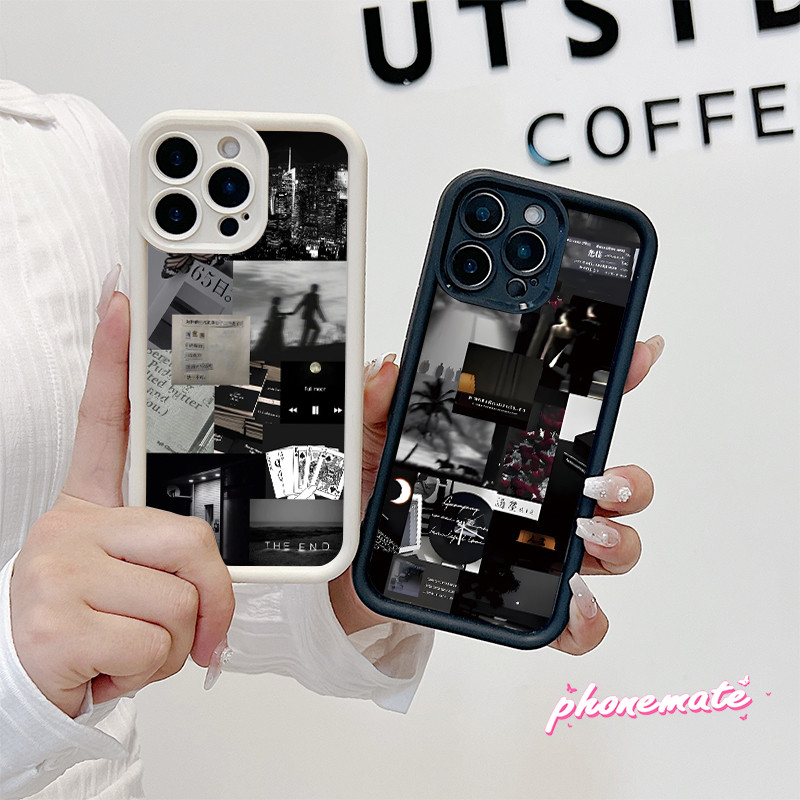 จัดส่งจากประเทศไทย รูปปั้นสีดำ for Samsung A55 5G A54 5G A53 5G A15(4G 5G)