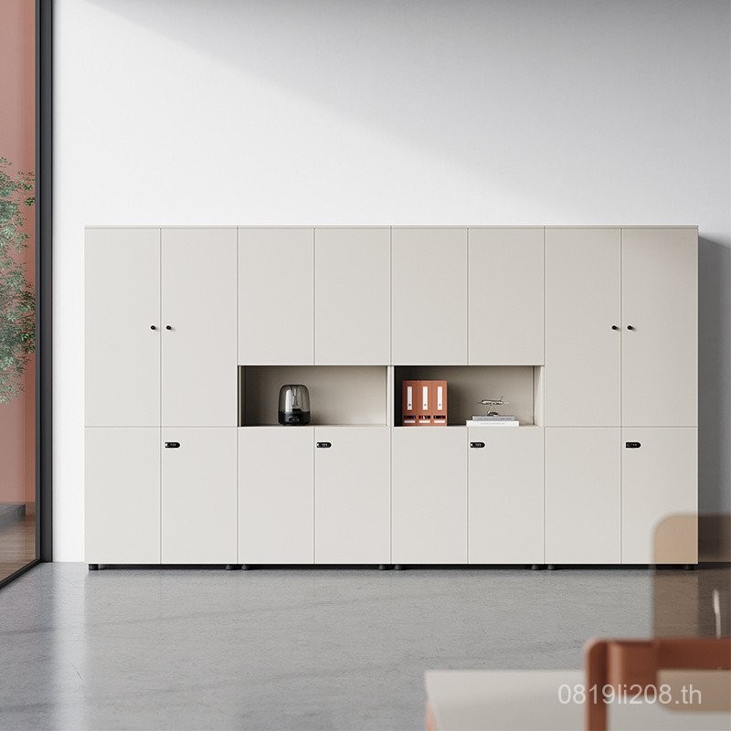 Locker Desk Cabinet High-End File Cabinet Simple File Floor Cabinet Modern ตู้หนังสือ Matching Offic