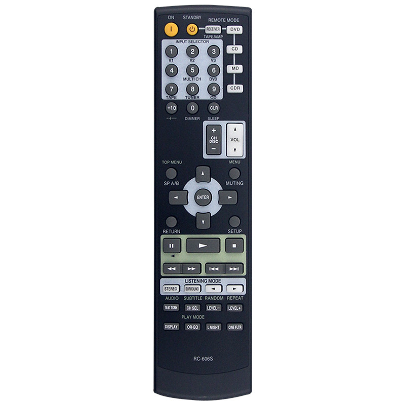 ใช้งานร่วมกับ Onkyo Audio RC-608M RC-605S RC-645S RC-646S RC-647M RC-650M RC-651M RC-668M RC-668M รีโมทคอนโทรล RC-606S อะไหล่