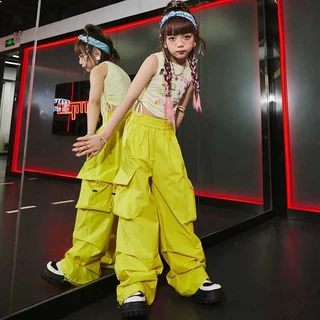 กางเกง Hip Hop สำหรับเด็ก ทรงหลวม สไตล์แฟชั่น เหมาะสำหรับใส่เล่นๆ