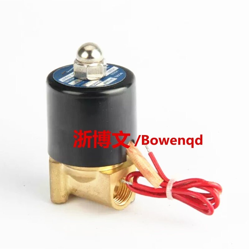 โซลินอยด์วาล์ว 2W025-08 2W025-06 2W040-10 วาล์วน้ําวาล์วอากาศสองทั่วไปปิดวาล์ว Hydrophobic