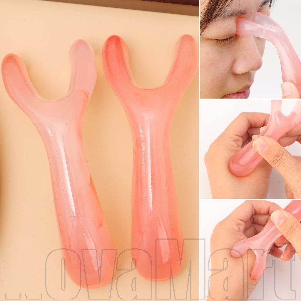 เครื่องมือนวด Y ขนาดการเดินทาง 10x4x5ซม | 1/2/3 ชิ้นเรซิ่น Ergonomic Body/Scalp Relaxer สําหรับกล้าม