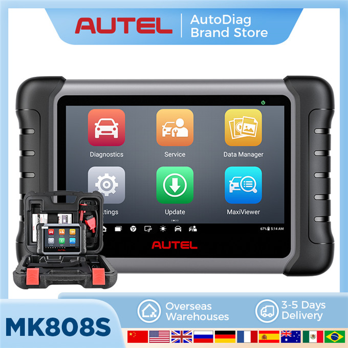 COD Autel MaxiCOM MK808S เครื่องสแกนเนอร์เครื่องมือวินิจฉัยรถยนต์ 2 ทิศทาง OBD2 เครื่องมือสแกนการวิน