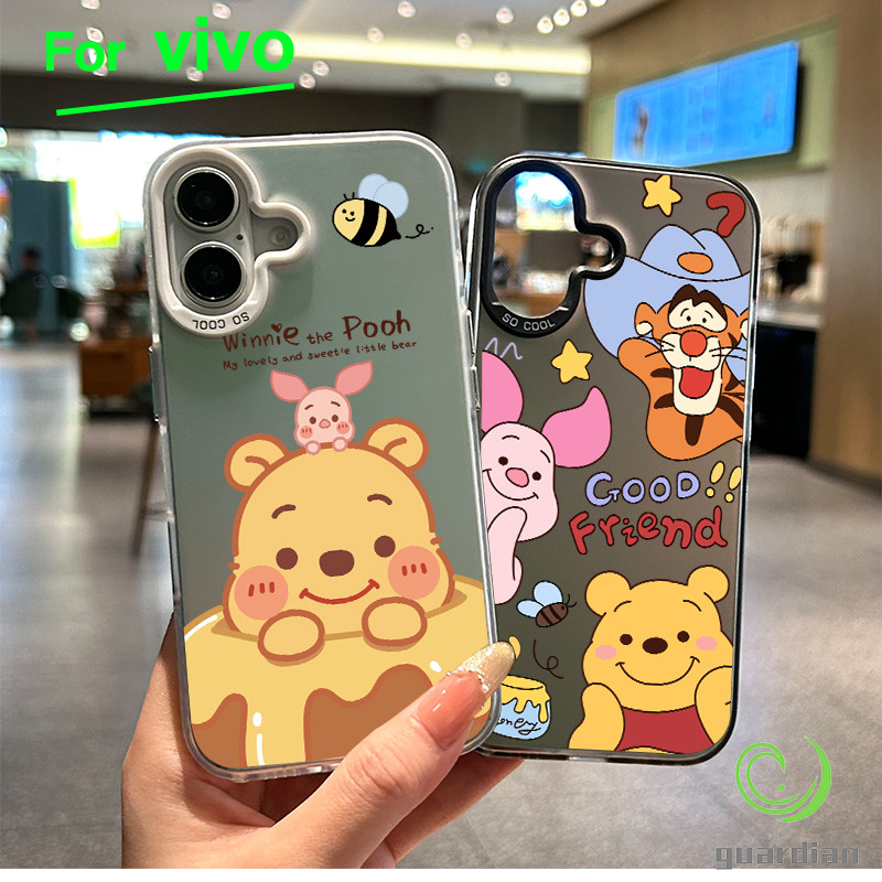 สำหรับ Vivo เคสโทรศัพท์วิโว่ Y200 Y20 Y20s Y12s Y12A วินนี่พูห์กับพิกซี Y17 Y12 Y15 Y11 Y12i Y15A โทรศัพท์วิโว่ V40
