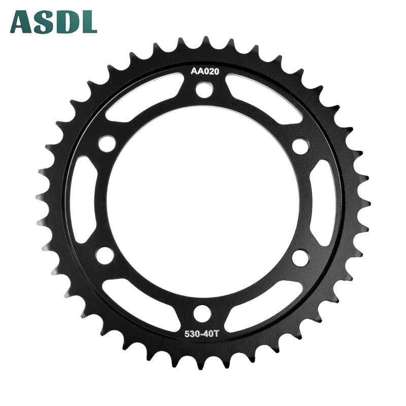 Asdl 530-40T รถจักรยานยนต์ 20CrMnTi สเตอร์หลังสําหรับ Suzuki Road GSX-R1300 RX,Y,K1,K2,K3,K4,K5,K6,K