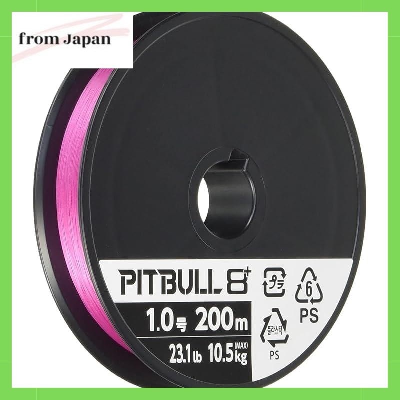 สาย Shimano PE Pitbull 8+ 200m 1.0 (Tracer Pink)号

