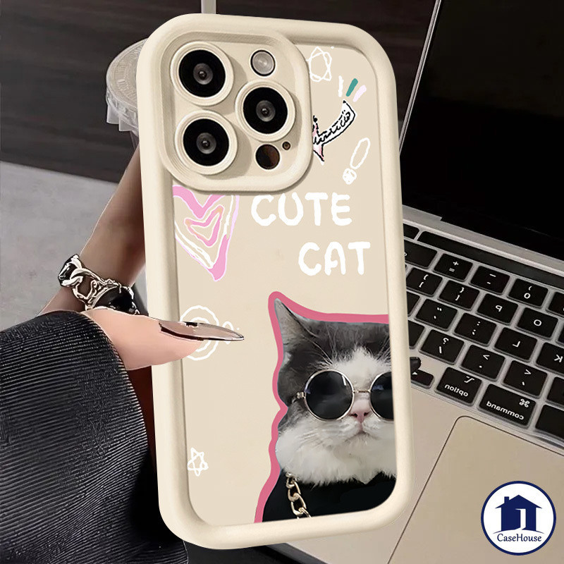เคสนิ่มลายแมวน่ารัก ใช้งานได้กับ Samsung A05s A05 A15 A14 A03s A13 A12 A23 A04s A03 A25 A52 A50 A30s A32 A24