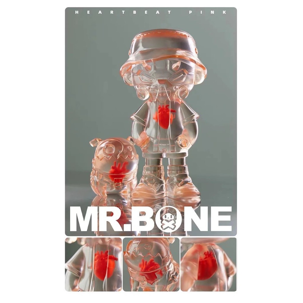 【พร้อมส่ง】 mr.bone Random Box Mr.Bone 【หัวใจสีชมพู】 กล่องสุ่มรับอุปกรณ์ตุ๊กตาและของขวัญตุ๊กตา✨แท้💯Ar