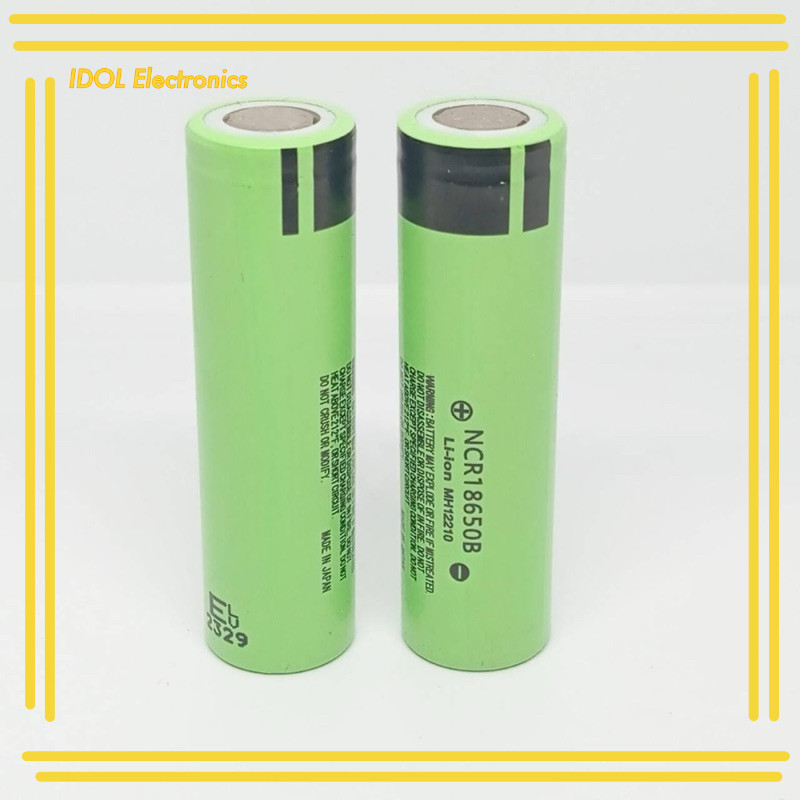 ราคาถูก! 1ก้อน ถ่านชาร์จ 18650 ความจุ 3400 mAh 3.7 โวล ลิเธียม NCR18650B ถ่าน 18650