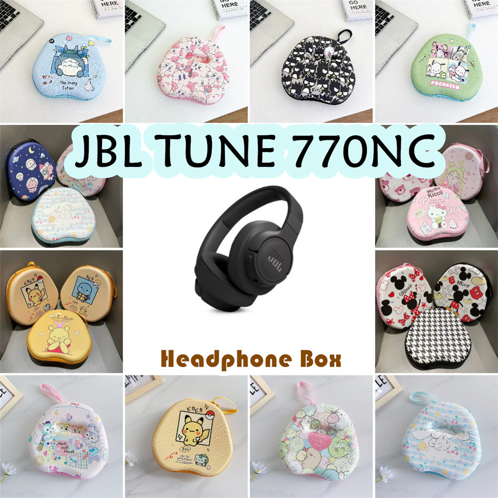 สินค้าใหม่ สําหรับ JBL TUNE 770NC เคสหูฟังการ์ตูนสร้างสรรค์ชุดหูฟังกระเป๋าเก็บปลอกกล่อง