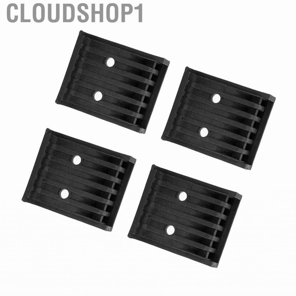 Cloudshop1 4 ชิ้นแคลมป์ปกขากรรไกรเปลี่ยนยางป้องกันยามฝาครอบป้องกัน
