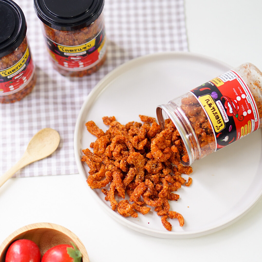 น้ำพริกหมูกระจก โค-ตา-ระ ไม่ใส่วัตถุกันเสีย ไม่อมน้ำมัน กรอบนาน กากหมูแน่นๆสูตรเด็ดไม่เหมือนใคร