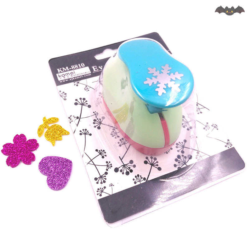 [PE] ขนาดใหญ่ DIY กระดาษตัดโฟม Maker Puncher สมุดภาพดอกไม้ Punch ประหยัดแรงงานเด็ก Hole Punch ลายนูน DIY Craft Hole Punch TH