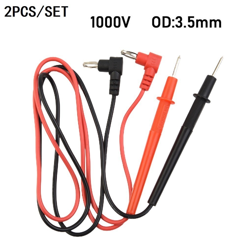[SLTTH] Digital Multimeter Clip Leads Voltmeter Probe Test Cable Wire Pen Terminat 1SET