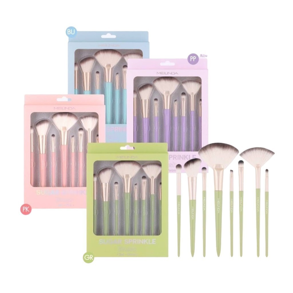 ♦️ของแท้·ส่งด่วน·ถูก♦️Meilinda Sugar Sprinkle Brush #MC4307 เมลินดา ชูการ์ สปริงเคิล บลัช เซ็ต x 1 ชิ้น dayse