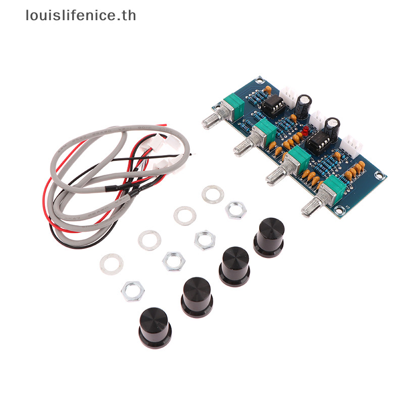 Lnth XH-A901 NE5532 Tone Board Pre-amp พร้อม Treble Bass ปรับระดับเสียง Pre-amplifier Tone Controller ร้อน