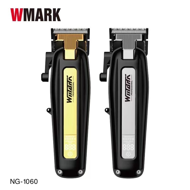 Wmark ปัตตาเลี่ยนผมใหม่ NG-1060 หัวน้ํามันปัตตาเลี่ยนผมไฟฟ้า 7500 ความเร็วขายชาร์จร้านตัดผม