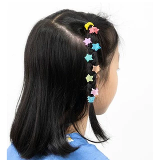 5ชิ้น x กิ๊บติดผม [M] รูปมงกุฎ ดอกไม้ หัวใจ 18มม. น่ารักมาก S0391 ขนาดเล็ก โทนสีพาสเทล กิ๊ป