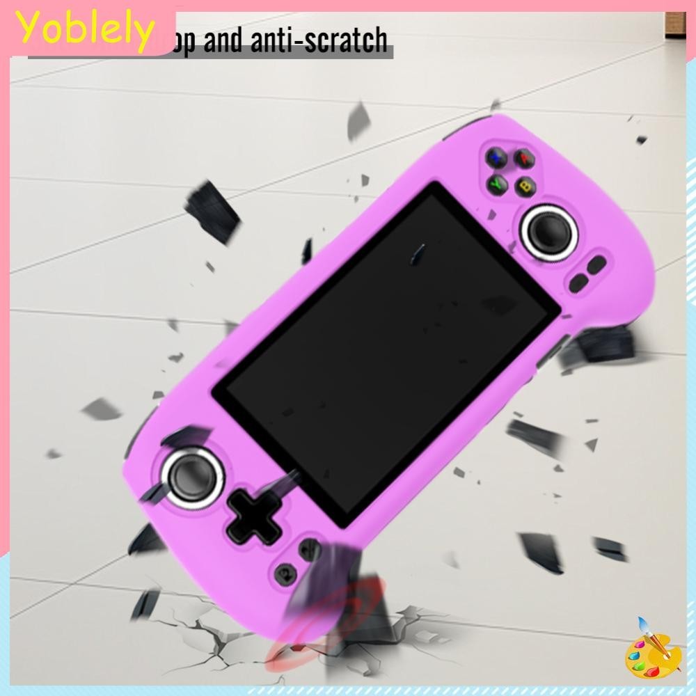 [Yoblely.th] เคสซิลิโคนกันกระแทกป้องกันผิวกันลื่นสําหรับ Anbernic RG556