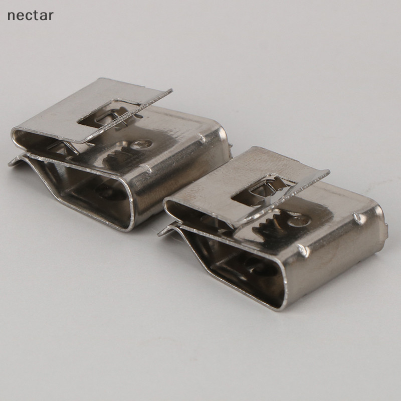 Tar 10PCS แผงพลังงานแสงอาทิตย์คลิปสายสแตนเลส PV Wire คลิปล็อค Clamps N – โปรปัง