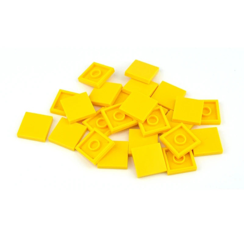 50pcs DIY Building Blocks 2 * 2 รูปอิฐกระเบื้องเซรามิค 2x2 การศึกษา Creative MOC อิฐ 3068 Smooth กระเบื้องแบนของเล่น - รูปที่ 7