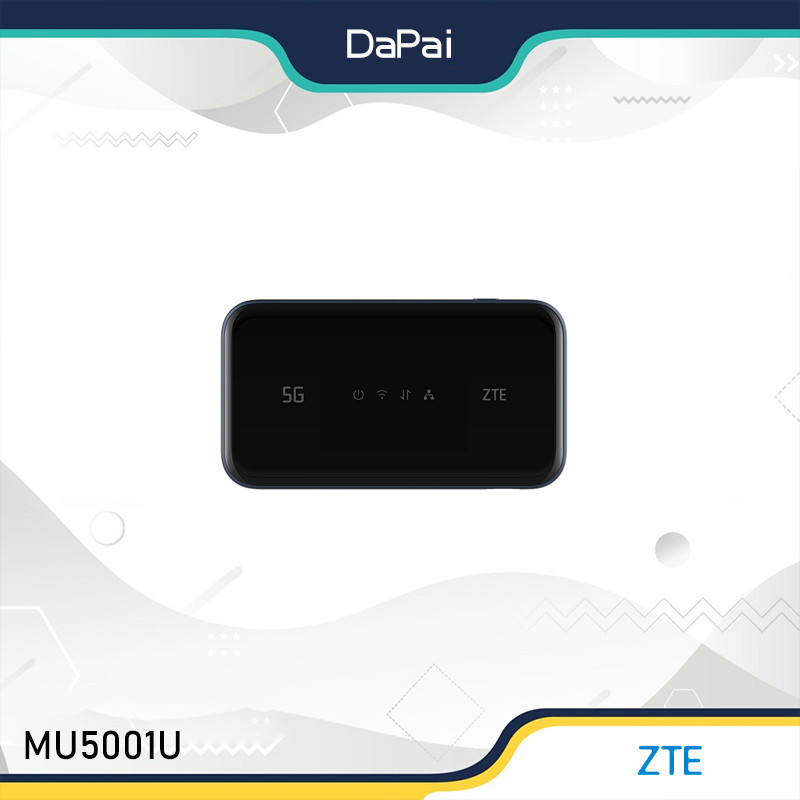 Zte MU5001U 5G CPE พอร์ตอีเธอร์เน็ต Gigabit แหล่งจ่ายไฟ USB แบบพกพา WiFi 6 การ์ดรถมือถือ Internet Go