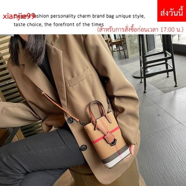 ใหม่ กระเป๋าผ้าแคนวาส ใส่โทรศัพท์มือถือ ขนาดเล็ก แบบพกพา ระดับไฮเอนด์ น้ําหนักเบา แฟชั่นฤดูใบไม้ผลิ และฤดูร้อน สําหรับผู้หญิง 2024 W7797