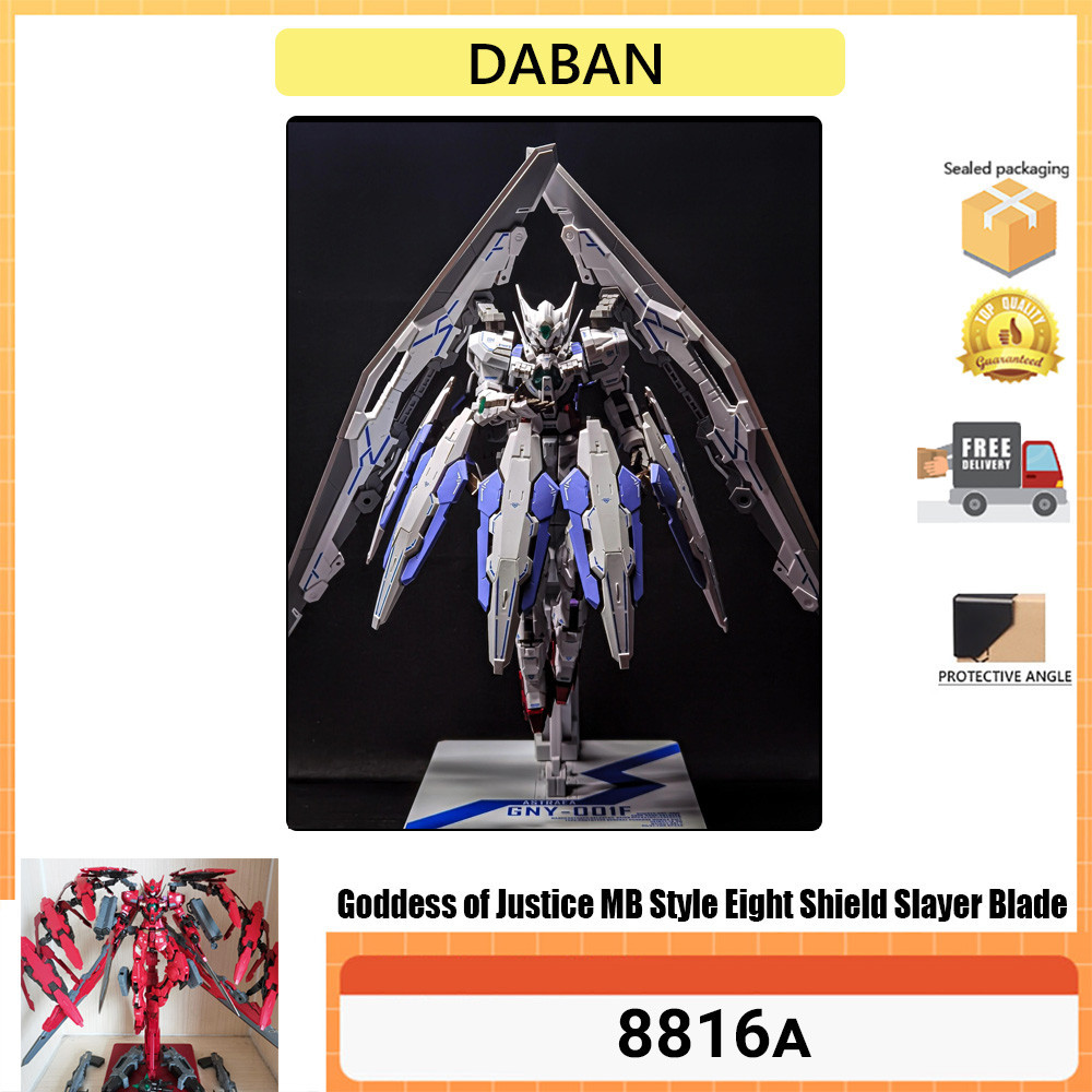 Daban 8816a Goddess of Justice MB Style Eight Shield Slayer Knife Platform Assembly Model Toy