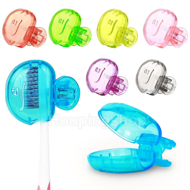 1pcs Travel หัวแปรงสีฟันครอบคลุมแปรงสีฟัน Protector หมวกแปรง Pod Case ป้องกันแบบพกพาคลิปพลาสติกสําหรับการเดินทางในครัวเรือนได้ดี ราคา ถูกที่สุด ดีลบีเคเค แกลเลอรีภาพที่ 6