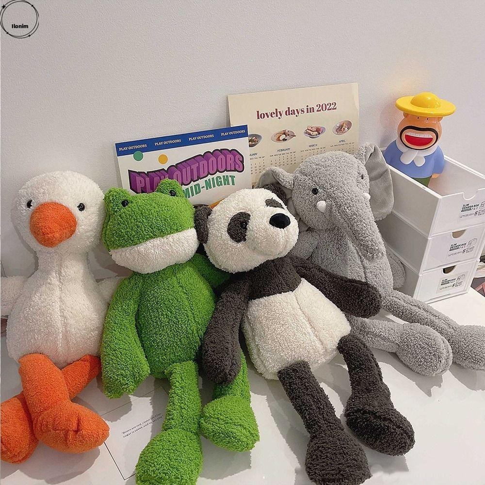 Ilonim ของเล่นตุ๊กตา, Chick Panda ตุ๊กตาสัตว์ Plushies, น่ารักช้าง 35 ซม.นอนการ์ตูนสัตว์สาว