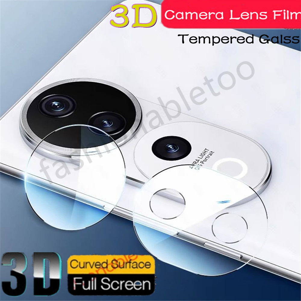 1-3 PCS 3D เลนส์กล้องกระจกนิรภัยเต็มรูปแบบป้องกันฟิล์มสําหรับ Vivo V40 pro Lite V50 V40pro V40Lite V