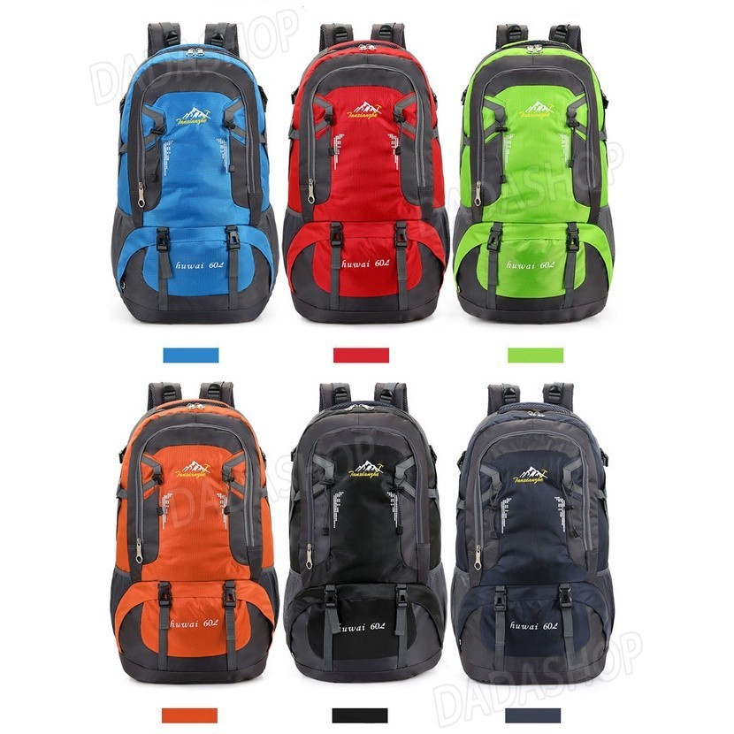 กระเป๋าเป้ กระเป๋าเดินทาง Huwai 60 Lกับ40L กระเป๋าเป้สะพายหลัง ขนาด 60กับ40 ลิตร ใหญ่จุใจเหมาะสำหรับ