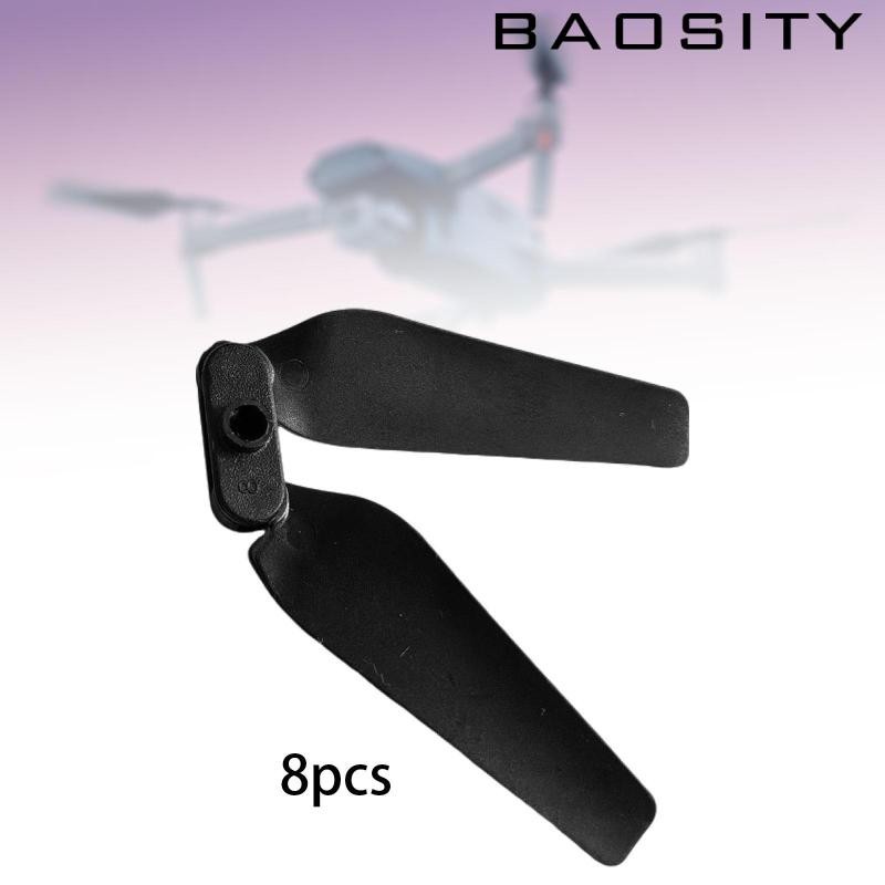 [Baosity] ใบพัดพับได้ 8 ชิ้นอะไหล่ติดตั้งง่ายใบพัดโดรนน้ําหนักเบาสําหรับ E88Pro E88 เครื่องบิน DIY อ