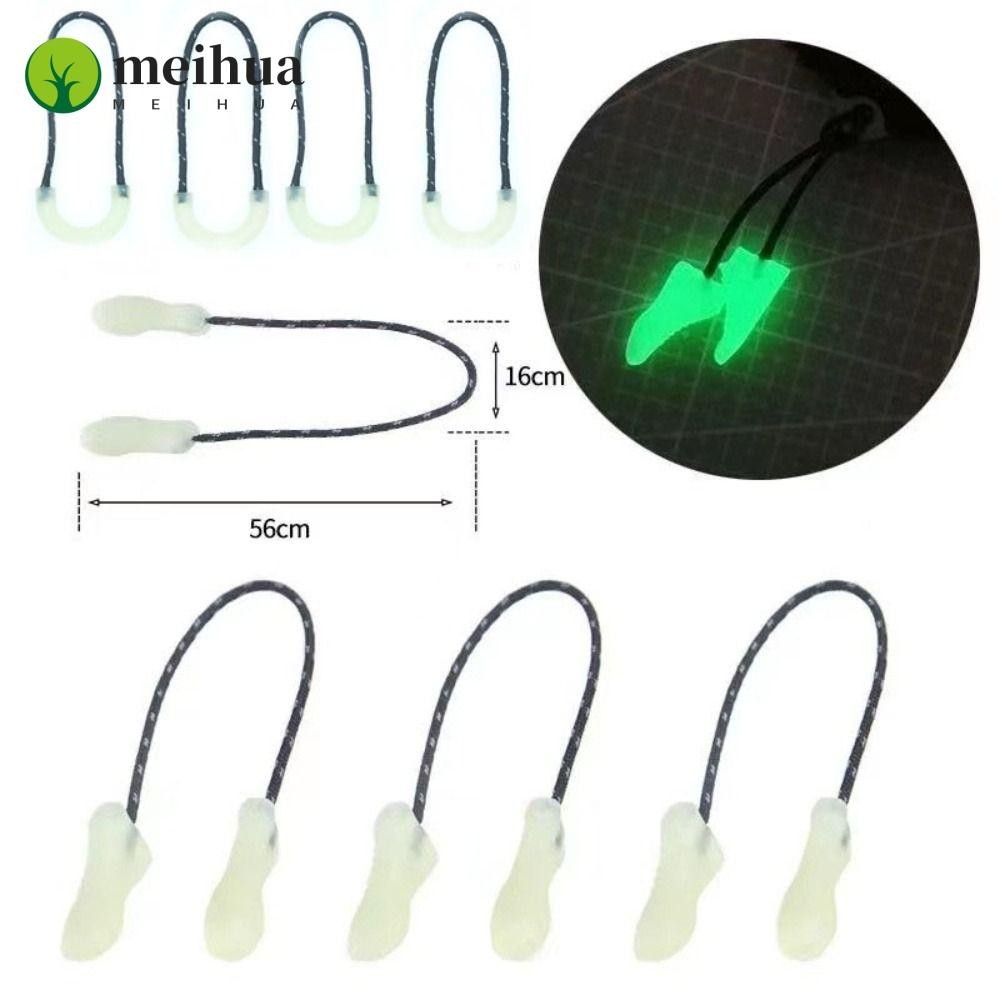 Meihua 10 ชิ้นซิปดึง, Multistyles TPU Night Light Puller End, กระเป๋าเดินทางเต็นท์กระเป๋าเป้สะพายหลัง Fixer Zip สายไฟเครื่องมือกลางแจ้ง