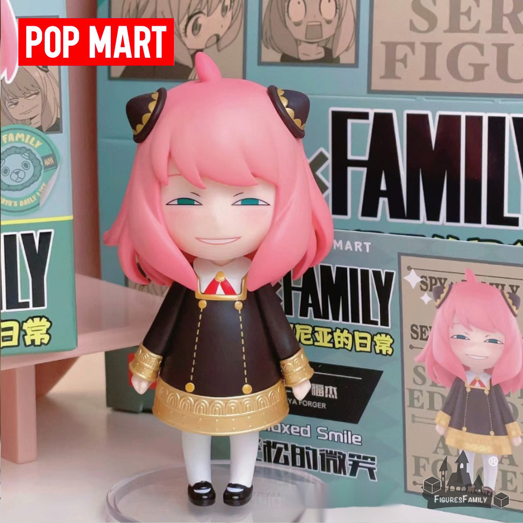 [ของแท้] popmart Spy x Family Anya's Daily Life Series ชุด6แบบและสไตล์ลับยืนยันรูปตุ๊กตาเครื่องประดับของขวัญ