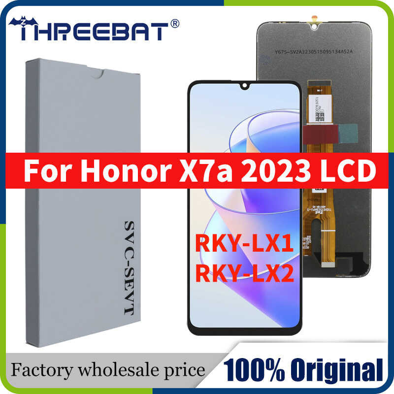6.75“ Original For Huawei Honor X7a LCD For Honor X7a RKY-LX2 LCD Display With Frame Touch Digiti