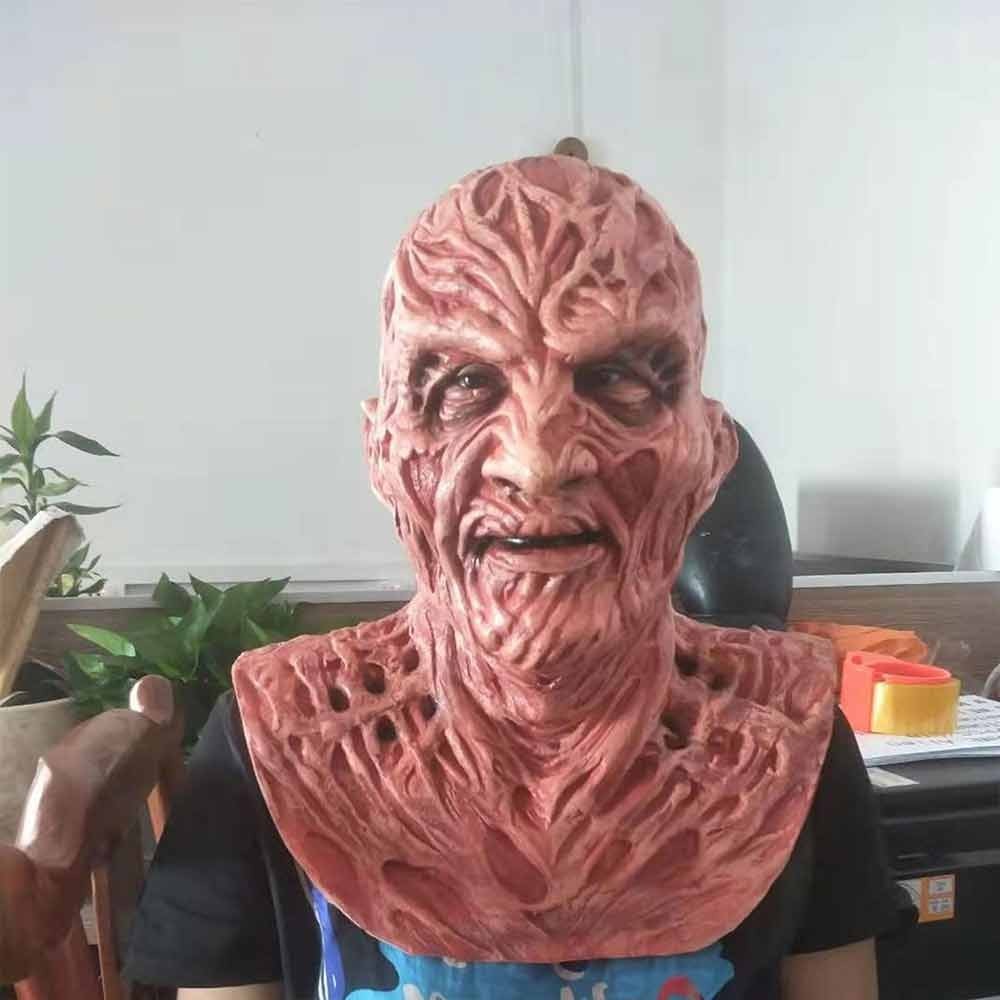 Halloween Mask Freddy Krueger Horror Latex Fancy Dress Cosplay Props Nightmare