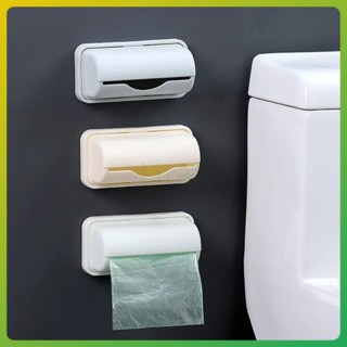 litai กล่องเก็บถุงขยะ กล่องใส่ถุงพลาสติก แบบติดผนัง จัดระเบี…