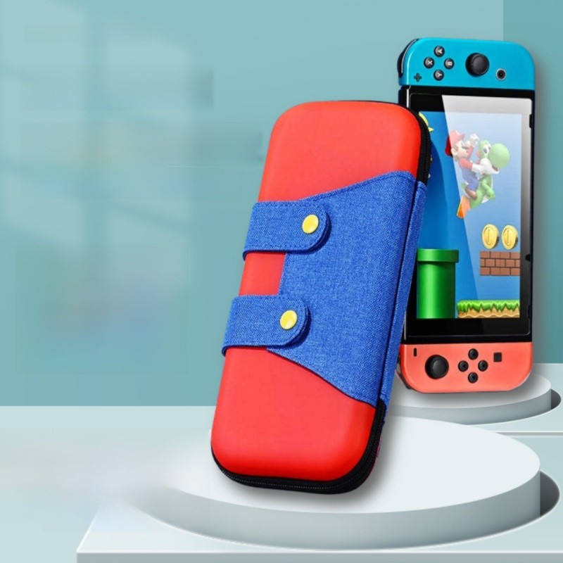 สําหรับกล่องเก็บของ Nintendo switch Oled/Lite, กระเป๋าเก็บของแบบพกพาคอนโซล Mario, อุปกรณ์เสริมสวิตช์