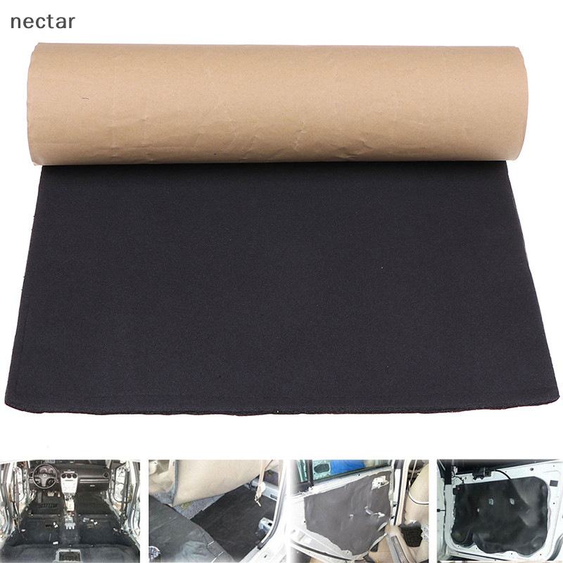 Tar 1 PC 30*50 ซม.กาวอัตโนมัติผ้าฝ้ายฉนวนกันความร้อนโฟมรถเสียง Proofing Deadener N