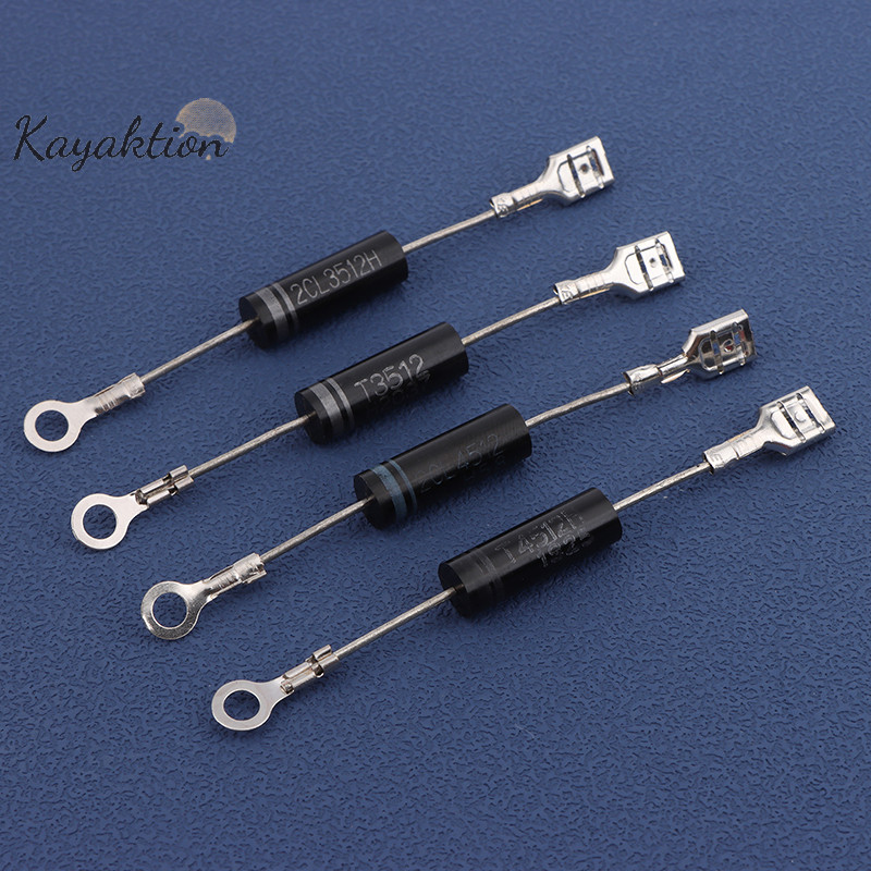 Kayaktion 1 PC 350mA 12KV ไดโอดแรงดันสูงสําหรับเตาอบไมโครเวฟ Unidirectional Conduction 2CL3512 2CL4512 T3512 T4512 Nice