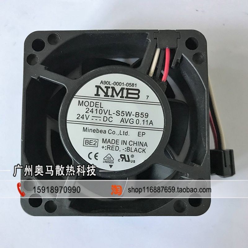 9WF0624H404 2410VL-S5W-B59 Fanaco พัดลมไดรฟ์ A90L-0001-0581 24V