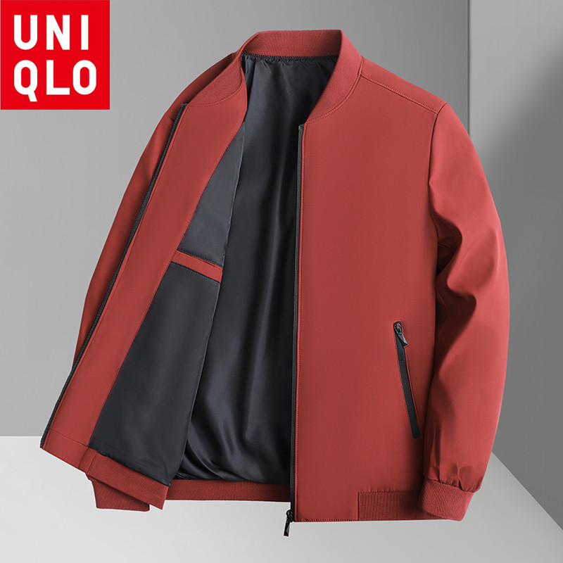 UNIQLO ยูนิโคล่ เสื้อแจ็คเก็ตลําลองธุรกิจมีสไตล์และสะดวกสบายสําหรับผู้ชาย