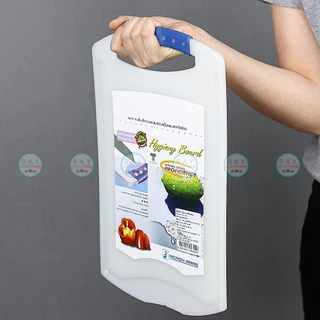 Micronware เขียงพลาสติก 28,38 ซม. 5117,5118 ป้องกันแบคทีเรีย Super lock เขียงหั่นเนื้อสัตว์ เขียงผักผลไม้ เขียงหูหิ้ว