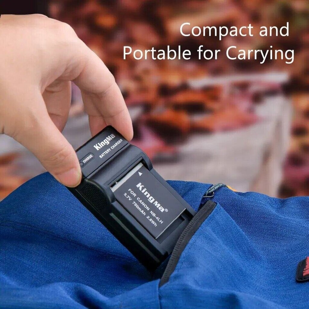 Kingma Canon (NB-6L, NB-6LH, NB-6) แบตกล้อง แท่นชาร์จ [รับประกัน 1 ปี]