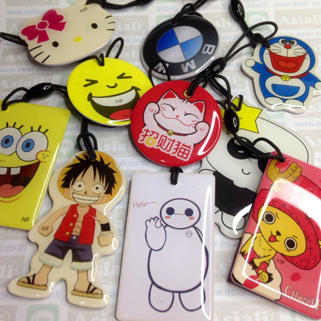 125khz T5577 RFID Chip Card Copy Rewritable Writable Rewrite Duplicate Copy Proximity ID Token Keyfobs ส่งลายสุ่