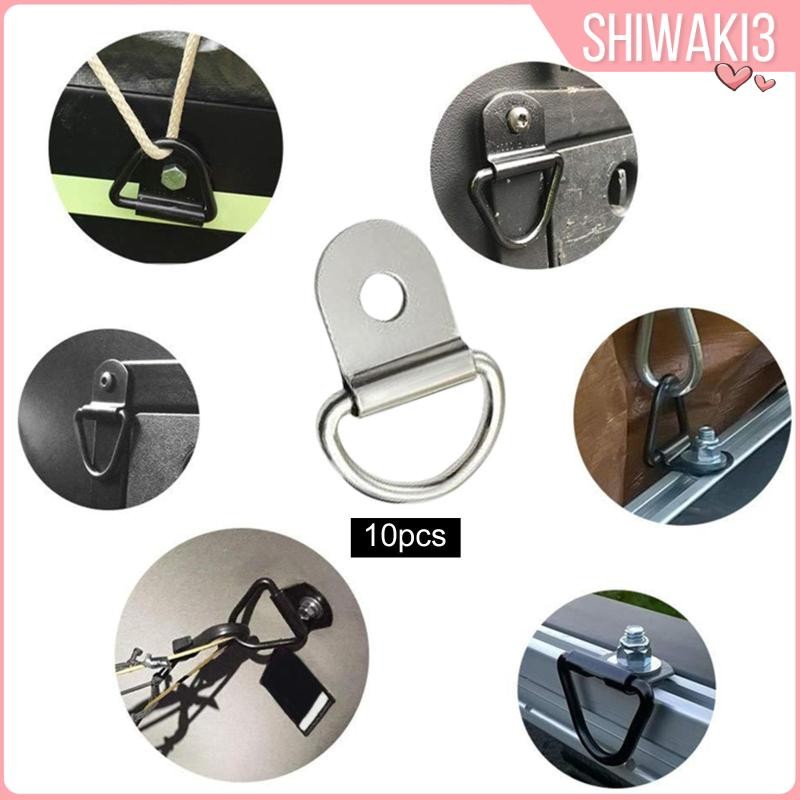 10 ชิ้น รูปตัว D ผูกลงสมอ ฟิตติ้ง สําหรับรถพ่วง RV - รูปที่ 6