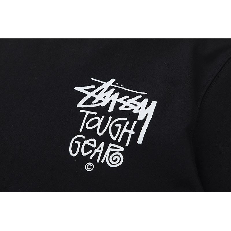 #T8 ด้านหน้าและด้านหลังโมโนโครมที่เขียนด้วยลายมือพิมพ์ตัวอักษรคู่เกาหลีขนาดบวกผ้าฝ้าย สตรีทแวร์ คอกลมยอดนิยมกราฟิกทีวินเทจ ไม่จํากัดเพศ เสื้อยืดส