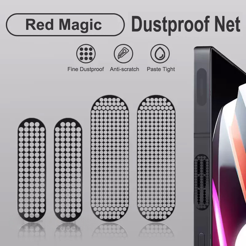 อลูมิเนียมอัลลอยด์ตาข่ายกันฝุ่นสําหรับ Nubia Red Magic 9S 9 8 8S 10 10S 11 11S Pro Air ลําโพงและพัดลมฝุ่นสุทธิฝาครอบ Protector